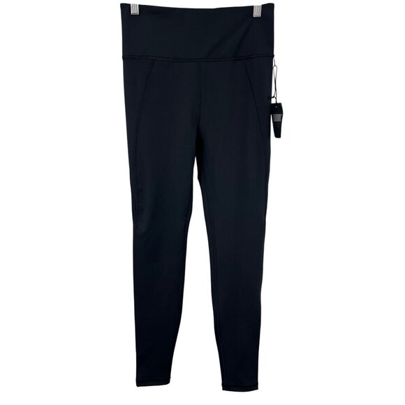 Savage X Fenty Sport Black High-Waist Leggings Medium M Skinny Stretch New - Picture 1 of 9